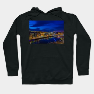 Newcastle Quayside At Dusk Hoodie